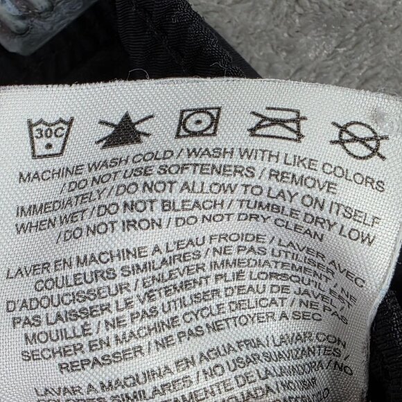 Womens Nike Dri-Fit Black Athletic Running Shorts Polyester 4" Inseam Size XS - Picture 5 of 12